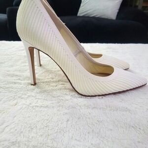 Mix No. 6 White Heeled Shoes